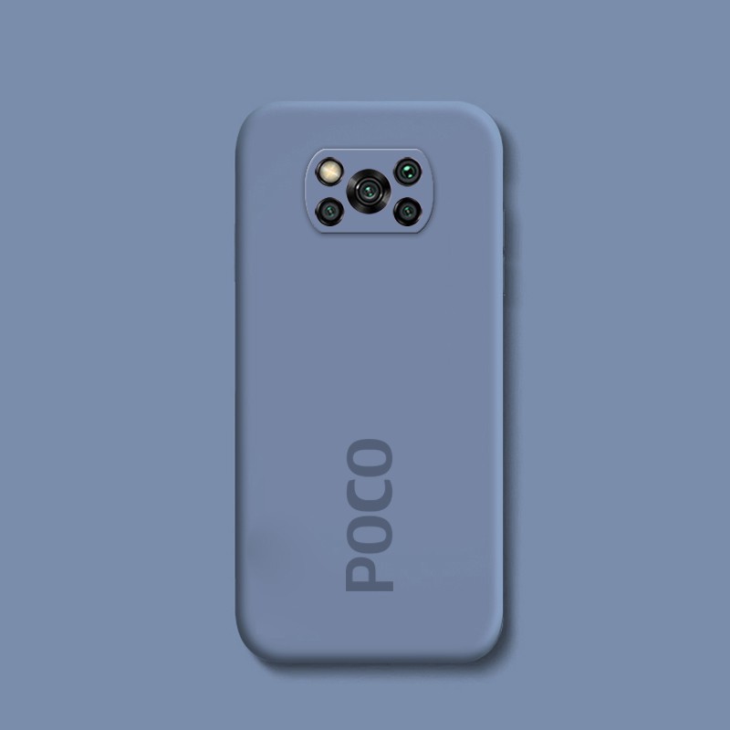 Casing Official Original Silicone Full Protection Soft Camera Protection Case Xiaomi Poco X3 NFC Pro Cover-7