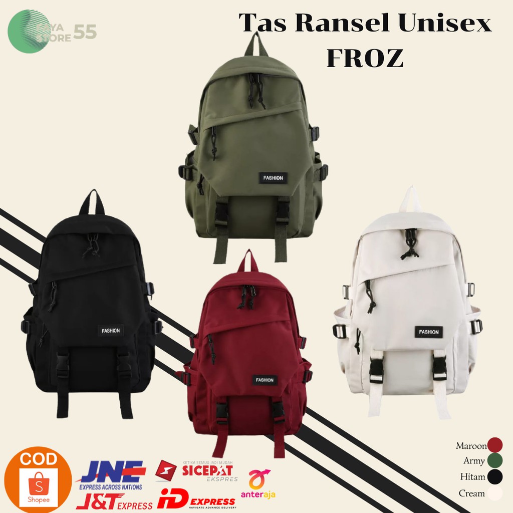 FROZ - Tas Ransel/Tas Ransel Wanita/Tas Ransel Wanita Korea/Tas Ransel Wanita Murah