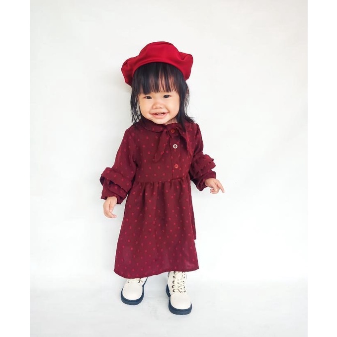 tunik bayi tunik anak perempuan 1-3 tahun SELIA TUNIK/ FREYA dress atasn muslim anak fashion lengan panjang