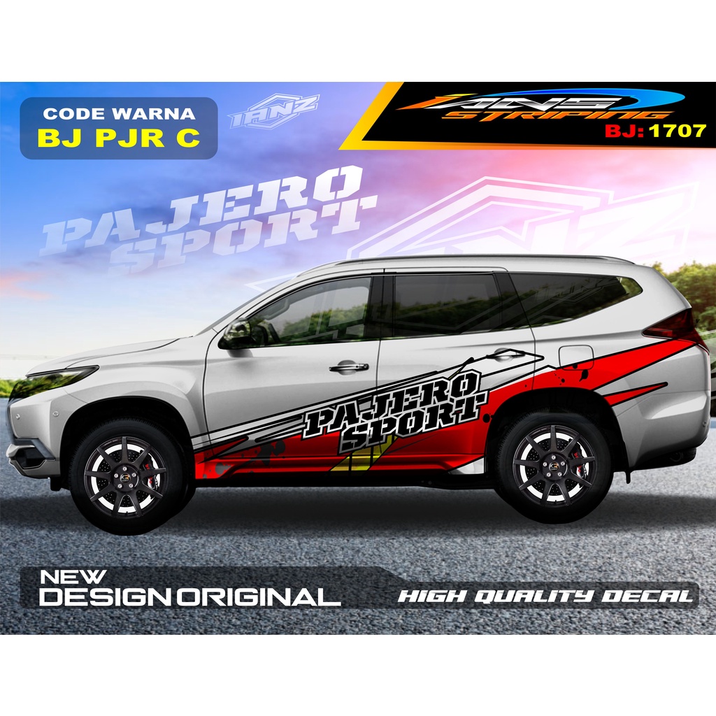 STICKER MOBIL PAJERO FORTUNER / STIKER MOBIL GRAND LIVINA / VARIASI STIKER PAJERO / STIKER MOBIL