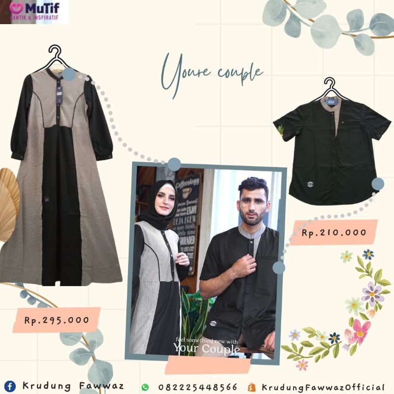 Couple Zanna-Zubair by Mutif/Couple mutif/Couple keluarga