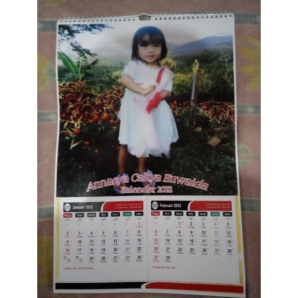 

Kalender Foto 2022 (6 lembar)