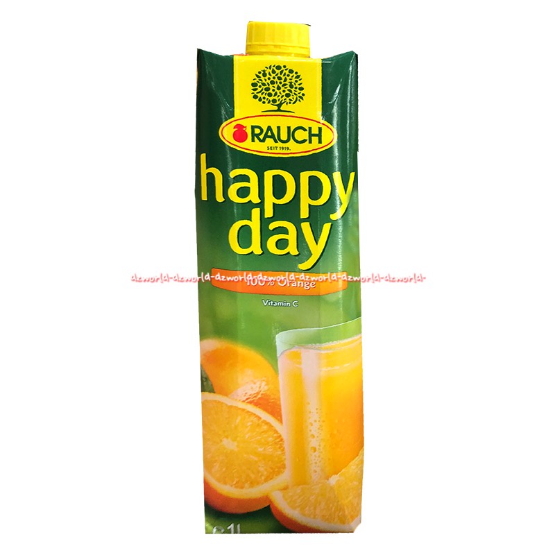 Rauch Happy Day 1L Apple Cranberry Orange Multivitamin Pink Guava Juice Uht Siap Minum Raunch Jus Siap Saji 1Litter