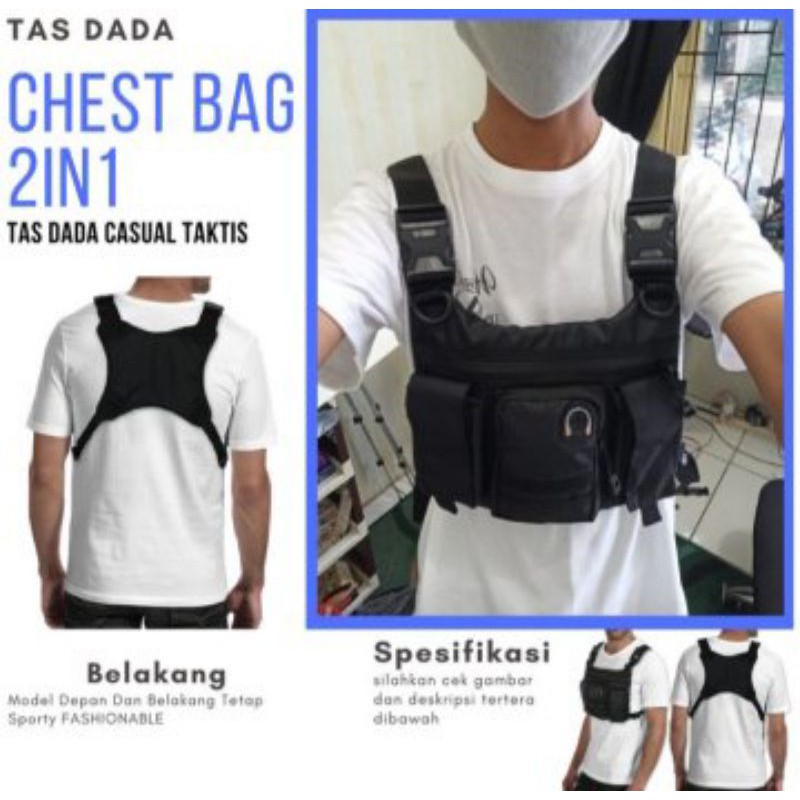 Tas dada Army chest bag TNI ABRI