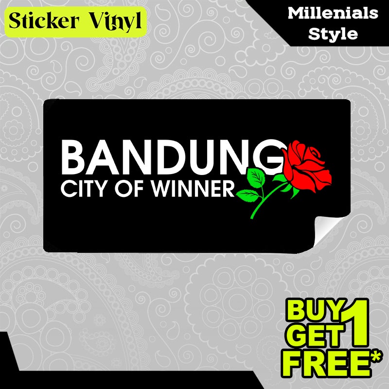 

Stiker Sticker Bandung City of Winner Tulisan Kalimat Keren dan Inspiratif Aesthetic Bahan Vinyl Satuan Anti Air