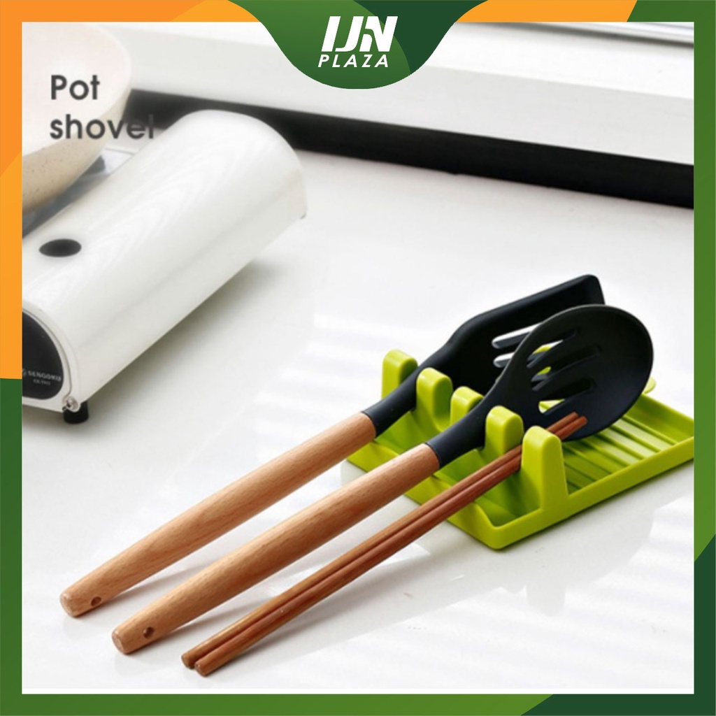 ❤ IJN ❤ Holder Spatula C37 Rak Sendok/Sumpit/Tutup Panci Tempat Tatakan Peralatan Masak Rak Dapur