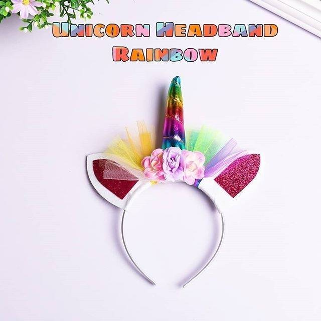 GS3076/7 UNICORN HEADBAND / BANDO UNICORN GOLD SILVER / BANDO LITTLE PONY / KUDA PONI IMPORT MURAH