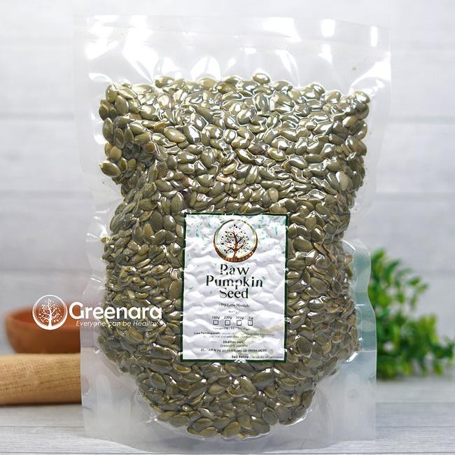 

Eksklusif Pumpkin Seed 1kg / biji labu camilan sehat / pepita VCR%