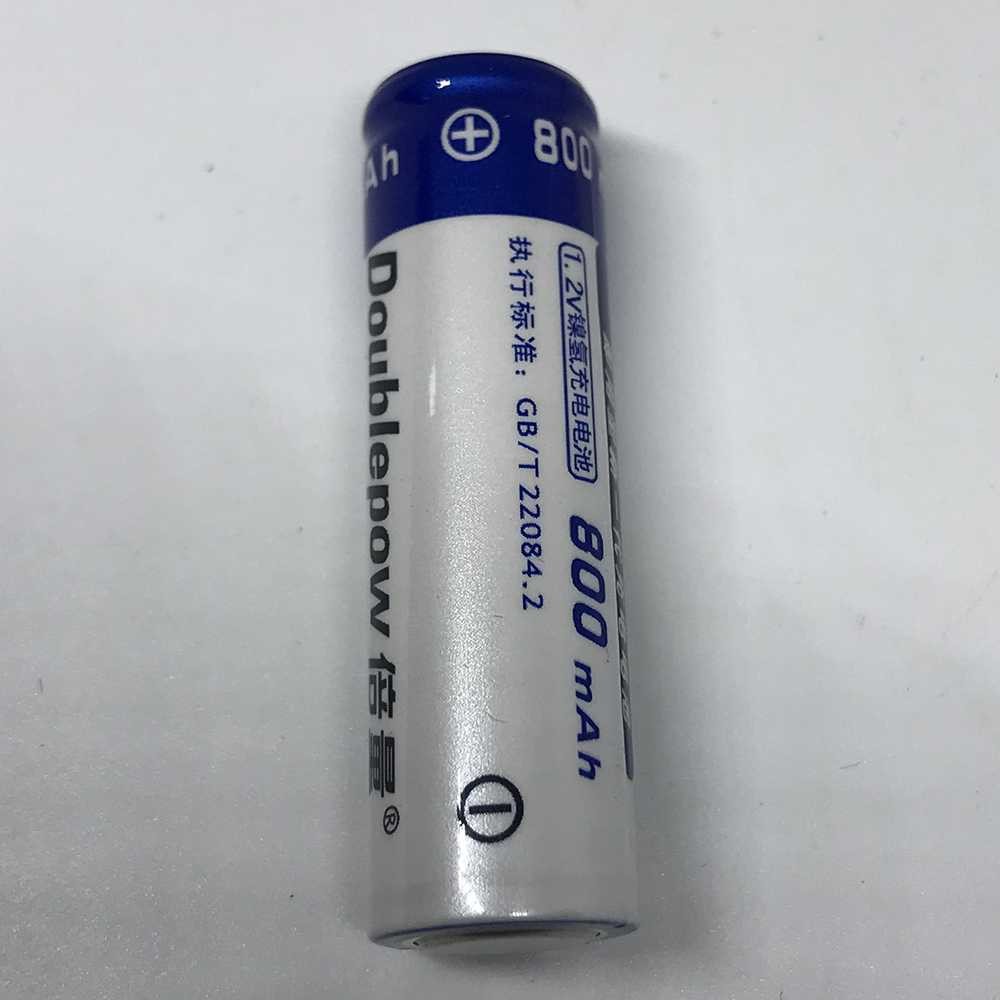 Bayar Ditempat DOUBLEPOW Batu Baterai Alkaline Rechargeable AA 800mAh 2 PCS