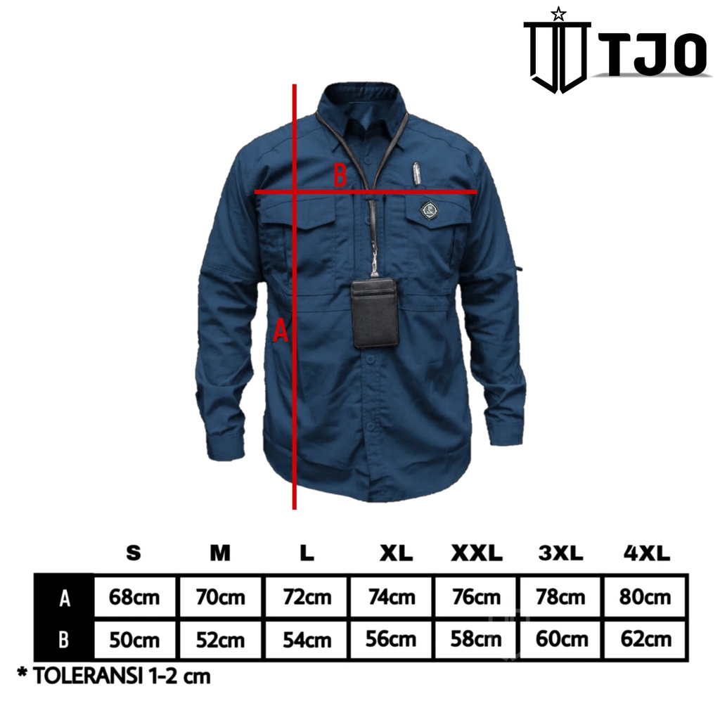 Kemeja Tactical CEMARA M-TAC Free Gantungan ID CARD / Kemeja Lengan Panjang Pria / Kemeja Lapangan Bahan1 Dr1ill / Kemeja tactical Kantor / Kemeja Outdoor