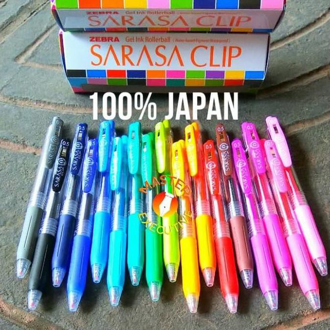 

HOT SALE Zebra Sarasa Clip JAPAN 0.5 Gel Ink Rollerball / Pulpen Jel Mix Color - Hitam Terjamin