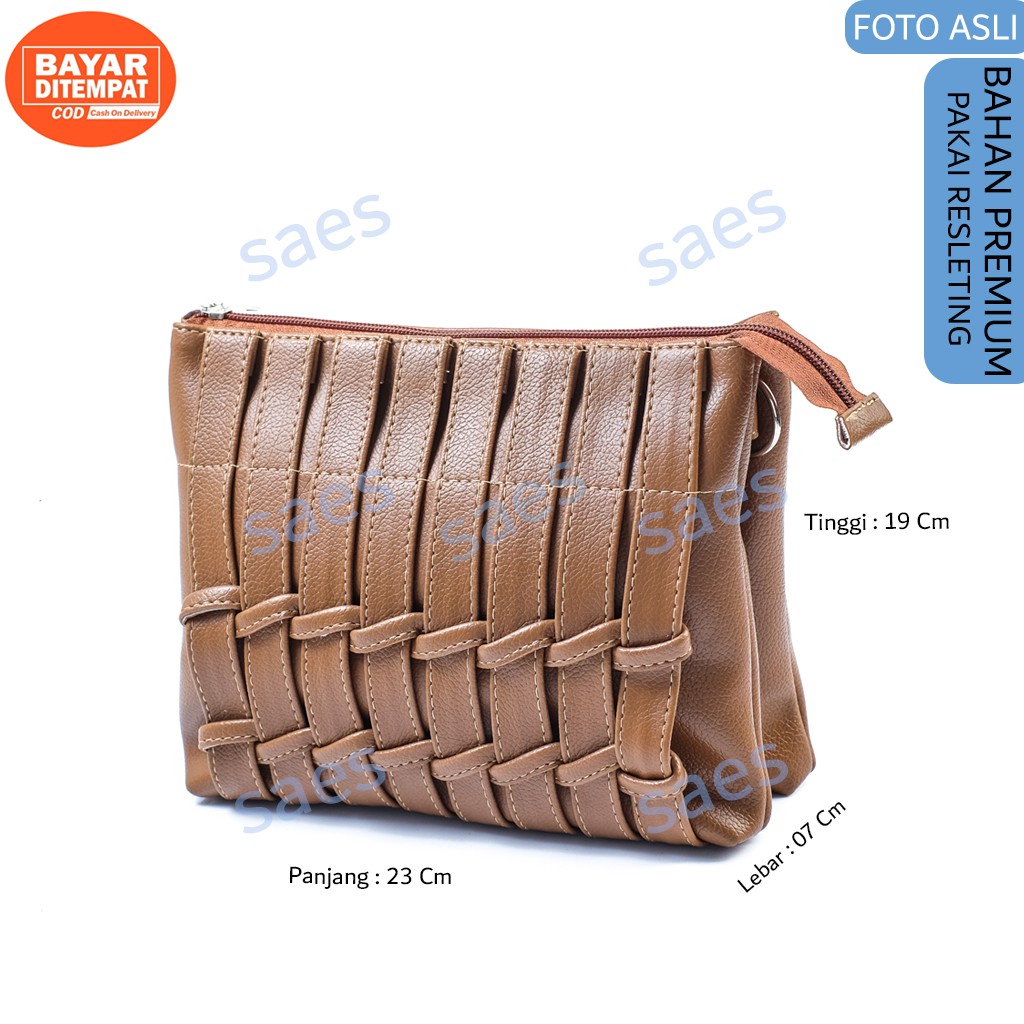 Saes TAS Clutch Multifungsi bisa menjadi tas selempang Tas Classic Semanggi Saes shop 005