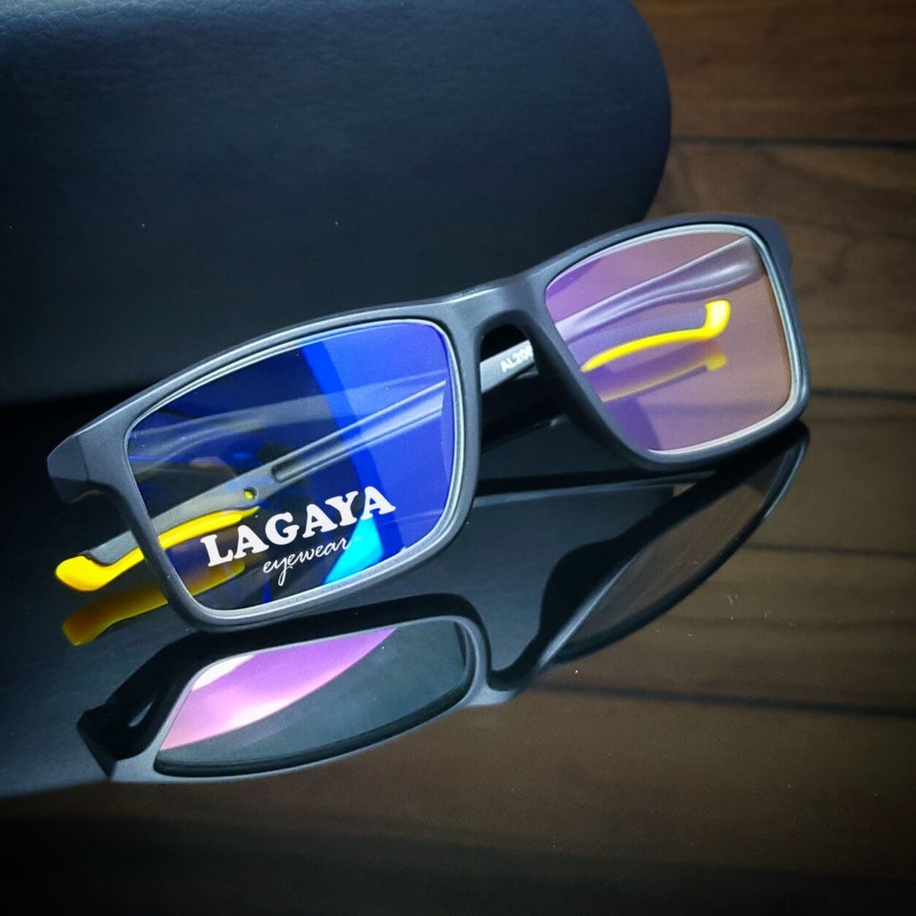 KACAMATA LENSA BLUERAY ANTIRADIASI UNTUK PRIA DAN WANITA MELINDUNGI MATA DARI SILAU CAHAYA DESIGN EL