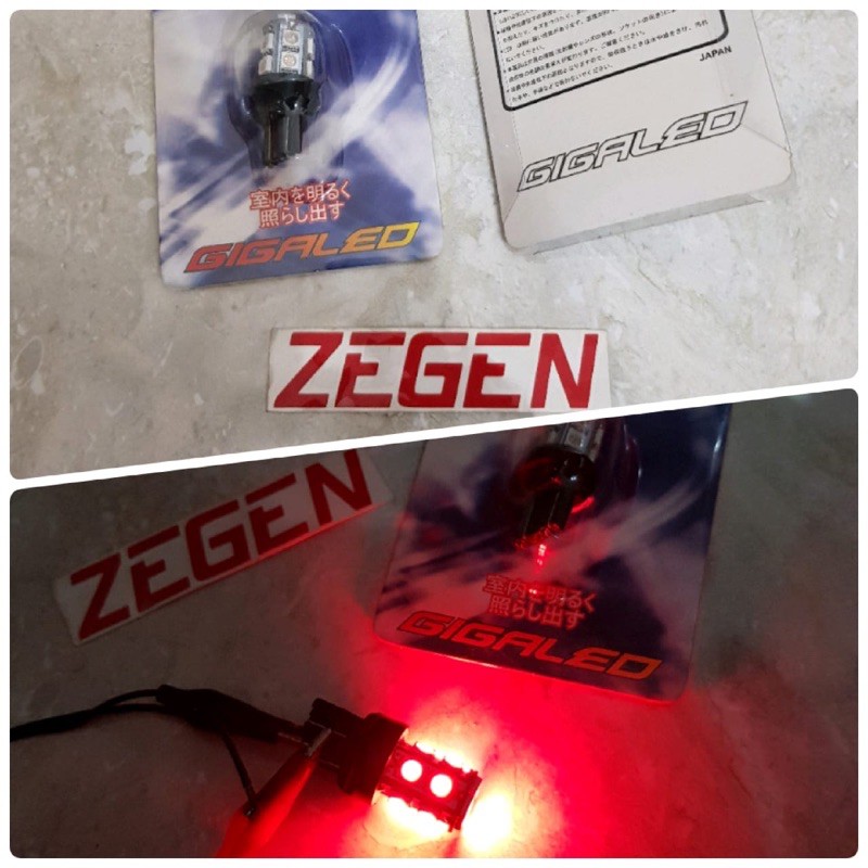 Led t20 lampu rem ritting sein merah strobo gigaled japan
