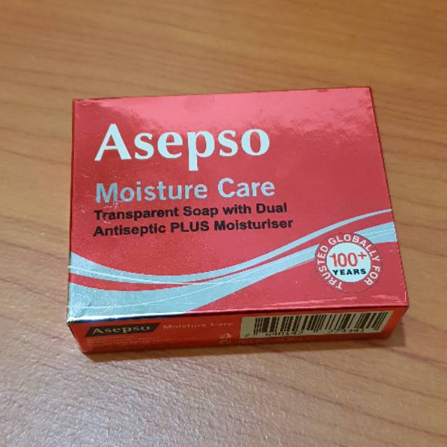 Asepso Moisture care 80 gram antiseptic sabun transparan asepso moisturizer