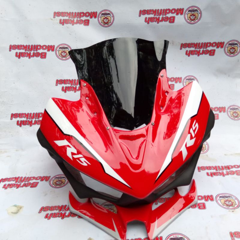 Cover Headlamp Model R25 Visor PNP Yamaha R15 OLD V1 V2 2014-2017