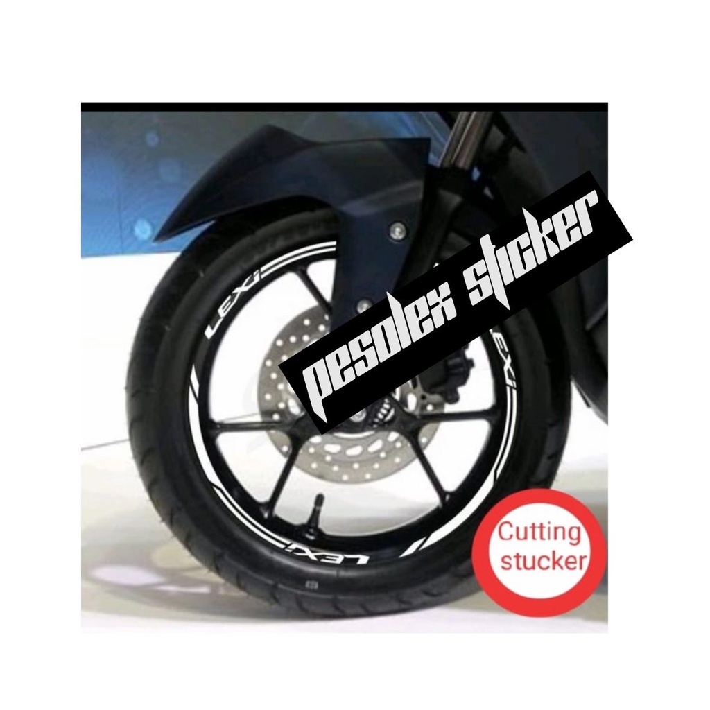 Cutting Sticker Lis Velg MOTOR YAMAHA LEXI 04
