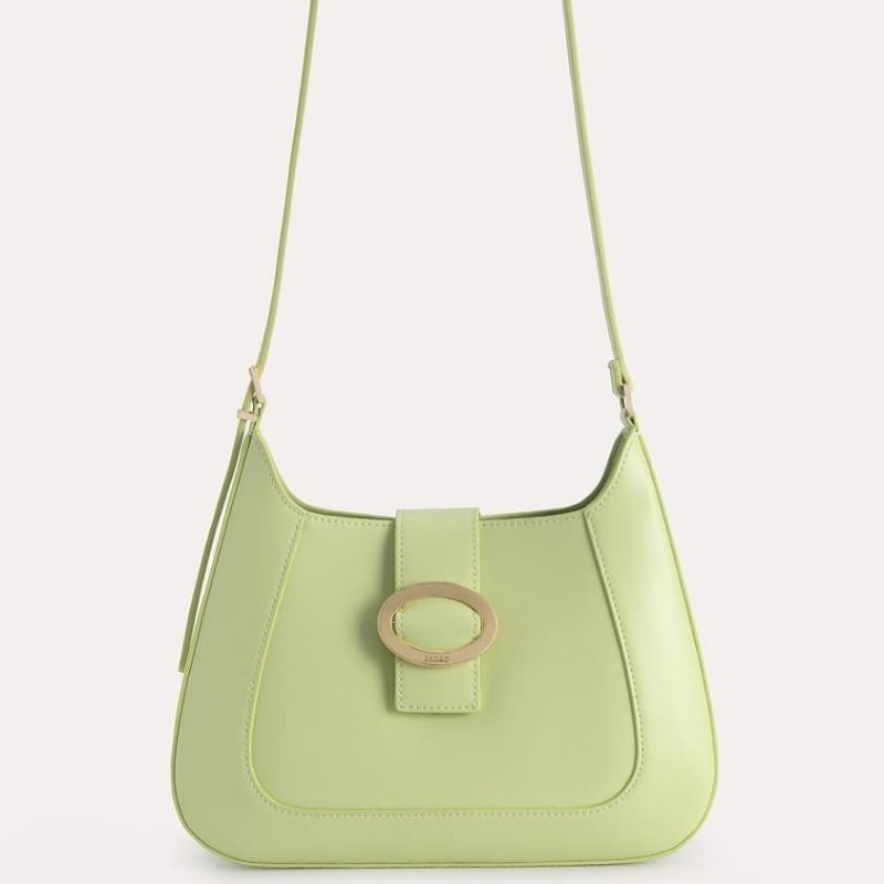 6.6 SALE | PDRO Top Handle Bag with Oval Buckle