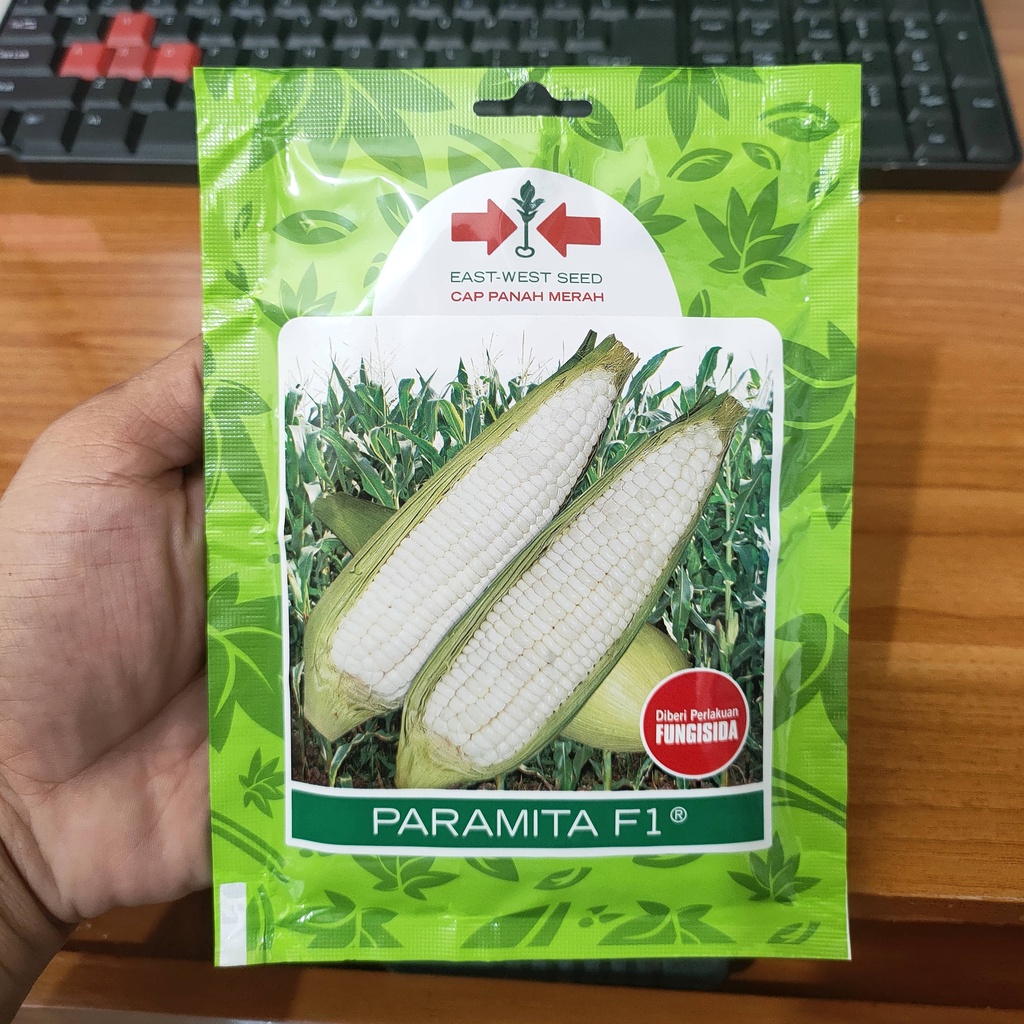 PM - benih Jagung Pulut Putih Paramita isi 200 biji - bibit jagung - benih panah merah