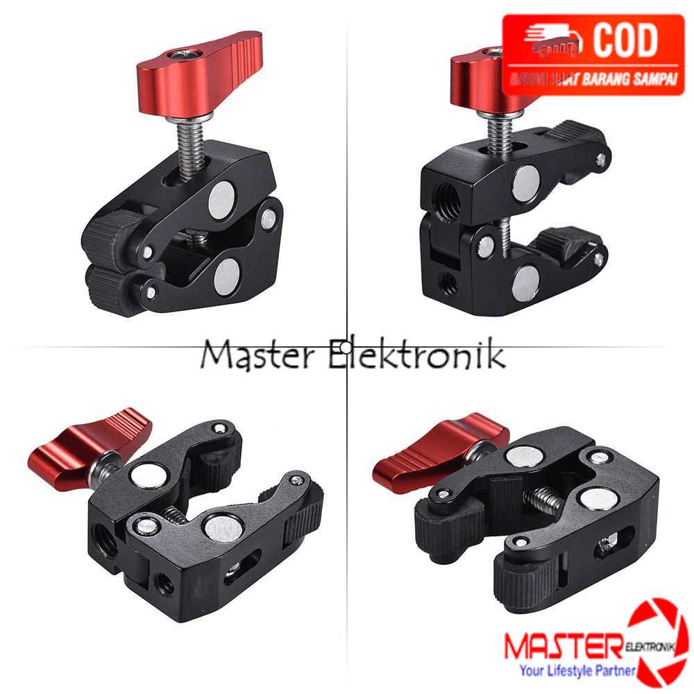 Andoer Ball Head Clamp Magic Arm Kamera 1/4 Thread for LED Light 1420