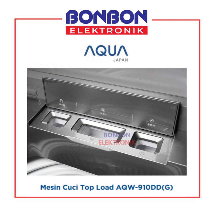 AQUA Mesin Cuci 1 Tabung 9KG AQW-910DD / AQW 910 DD / AQW910DD