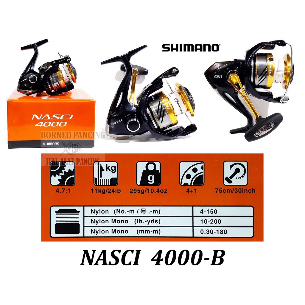 Reel Shimano NASCI 4000-B