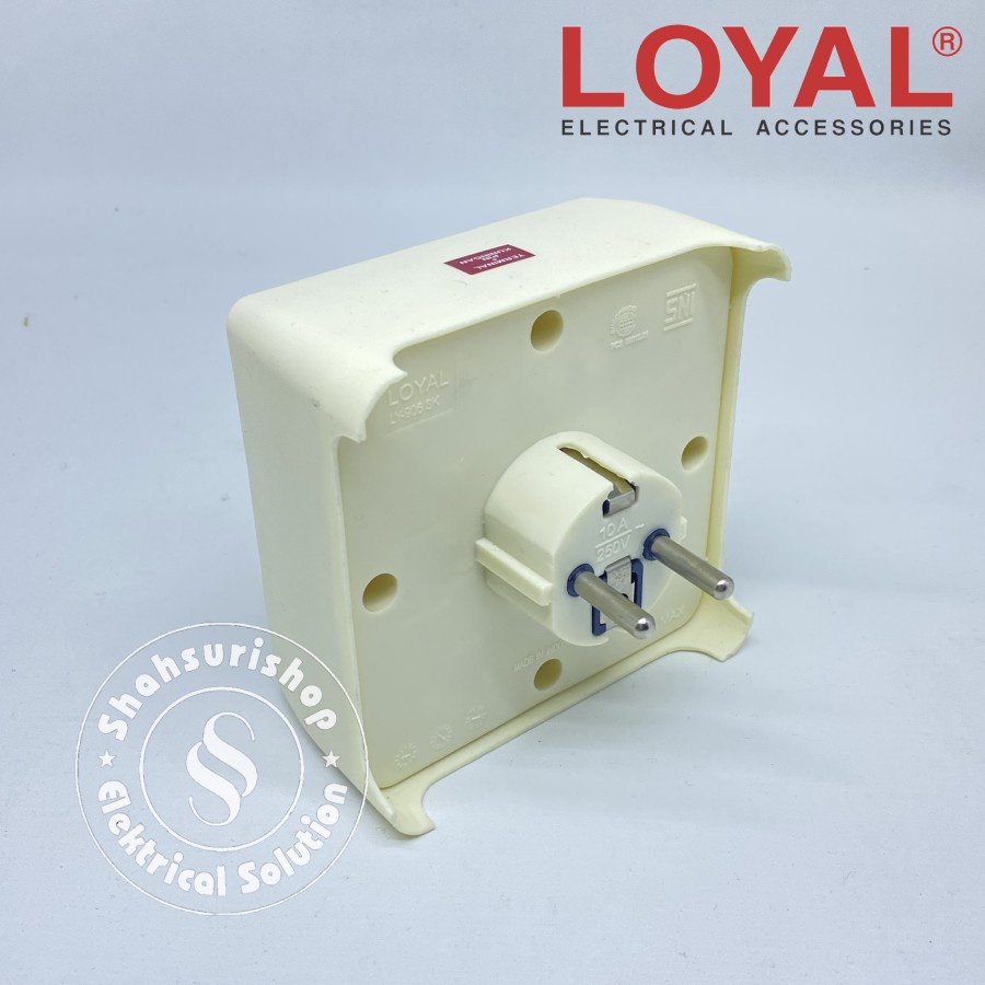 LOYAL STOP KONTAK OUTBOW 4 IN 1 DENGAN SAKLAR LY 906 SK