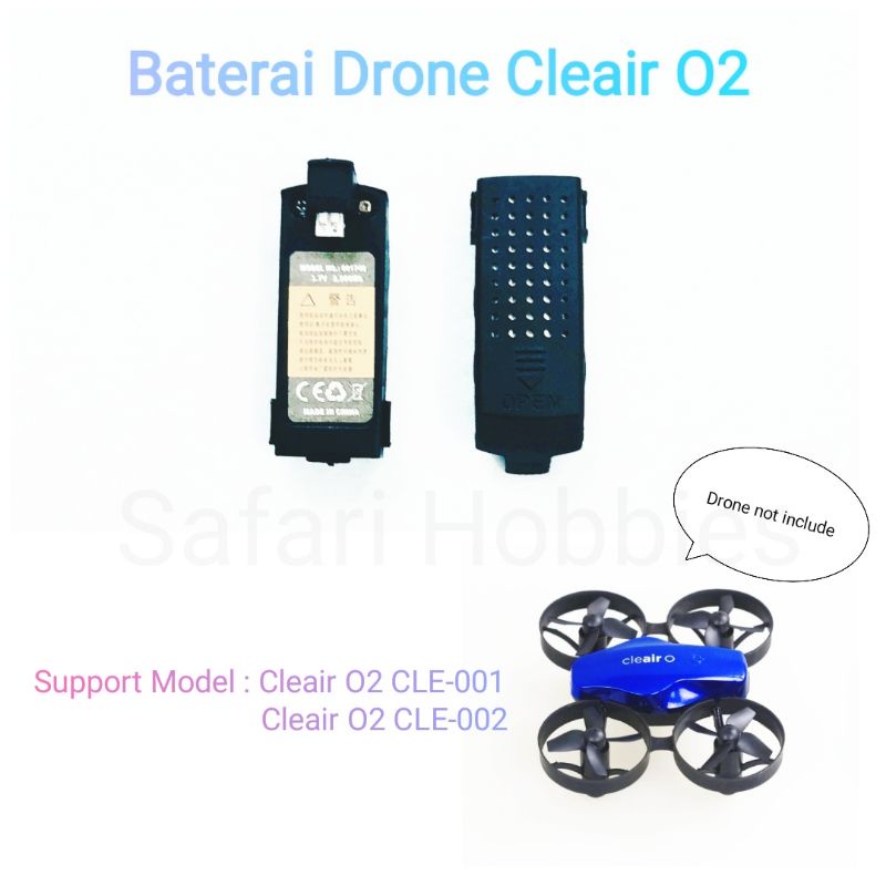 Baterai Drone Cleair O2 Original