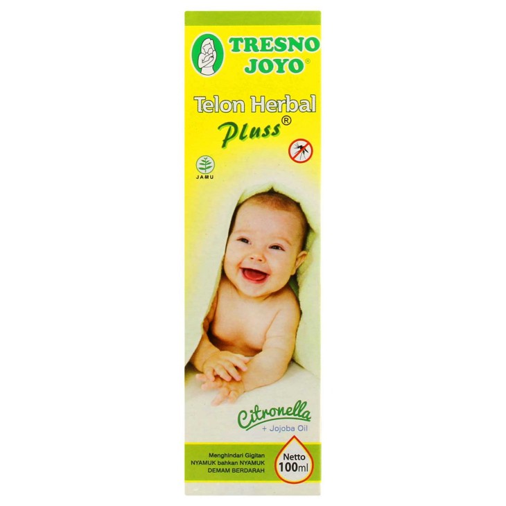 TRESNO JOYO - MINYAK TELON DAN  TELON HERBAL PLUS CITRONELLA / 100 ML  FREE 30 ML