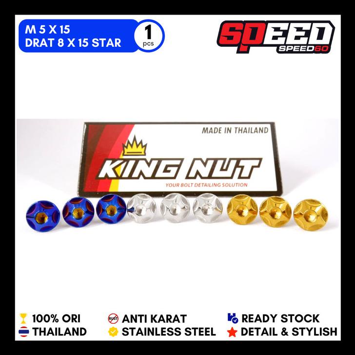 Jual Baut Probolt M X Drat X Payung Gold Blue Silver Spyder