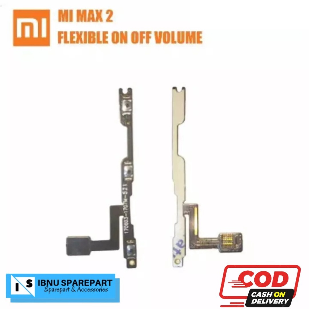 Flexible Fleksible Power Switch On Off Volume Xiaomi Mi Max 2