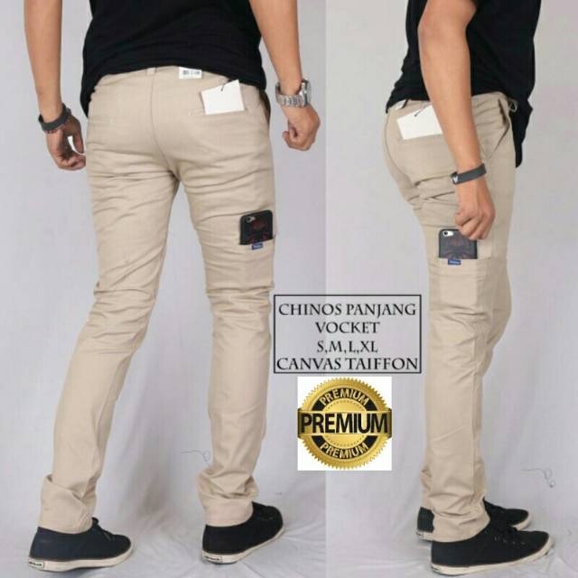 Celana Chino Panjang Pria Celana Chino trendy Celana Chinos Celana Chino Pocket Chino  Pants semi sknny