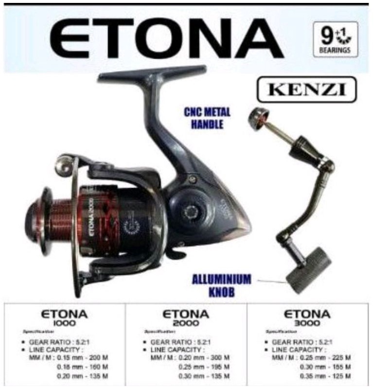 REEL PANCING KENZI ETONA 1000-3000