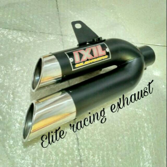 Knalpot racing ixil black silincer only