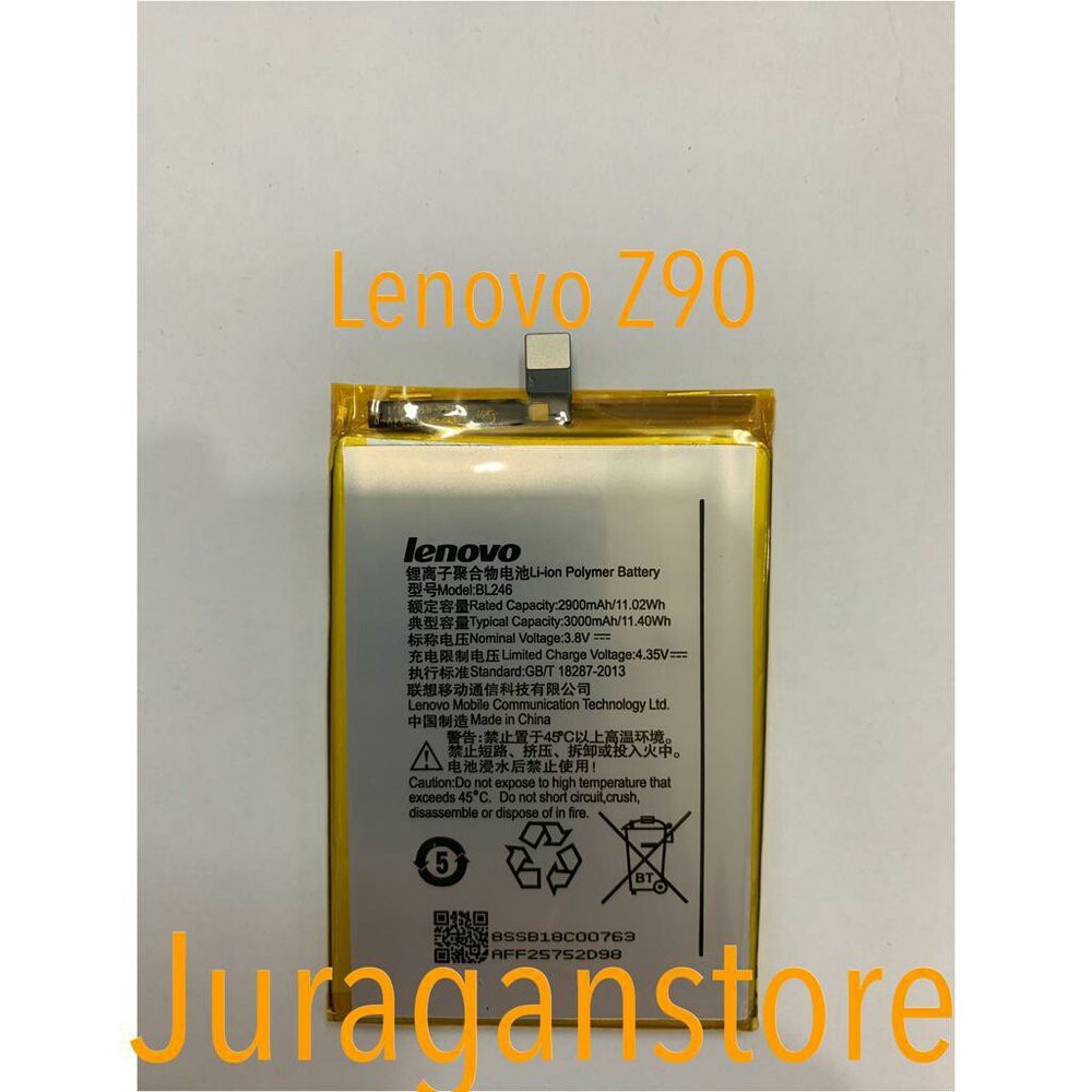 BATERAI BATRE LENOVO Z90 VIBE SHOT BL-246 ORIGINAL