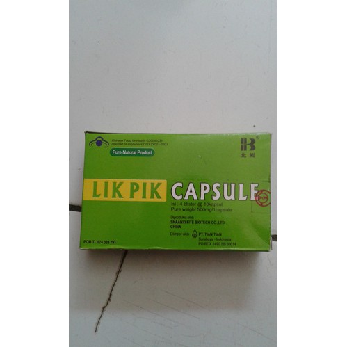 Obat Kolesterol dan triglycerida lik pik kapsul