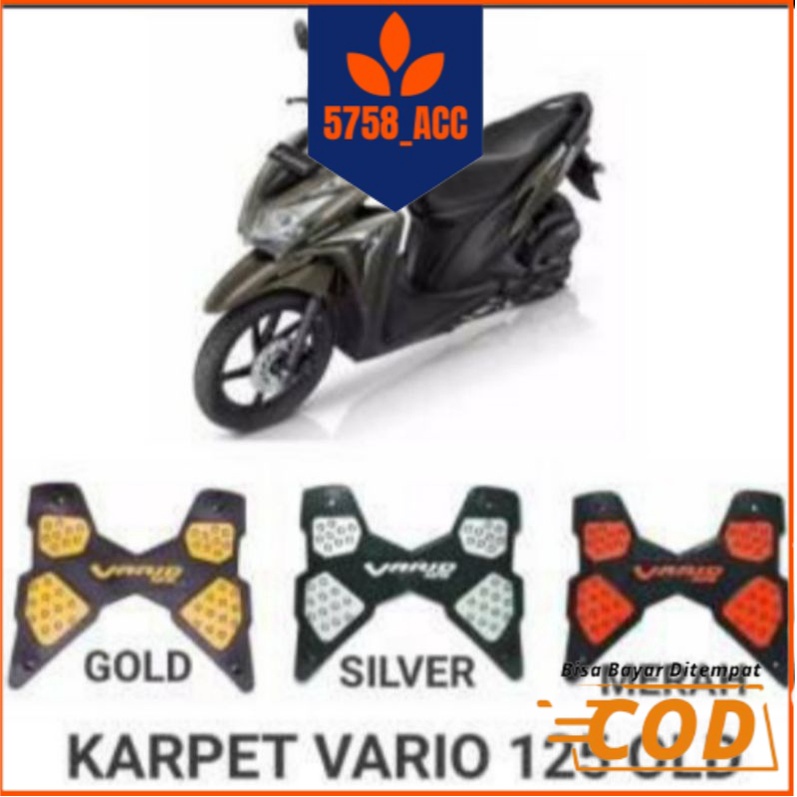 Bordes Karpet Pijakan Alas kaki Vario 125 Fi Old