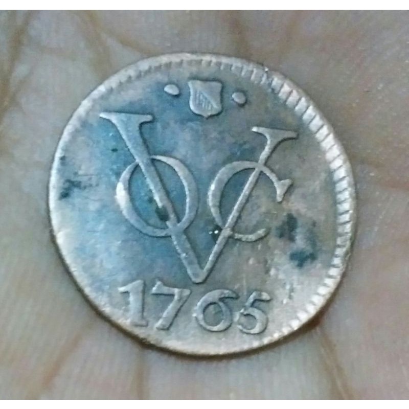 Koin VOC 1 Duit Uthrect 1765
