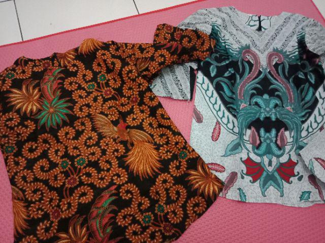 Atasan Batik Dolby Dolbi Dobby Doby Tenun Sutra Tulis Halus Katun Atbm Baron ,sarombit Atasan