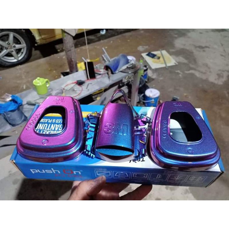 Warna cat Bunglon biru 111