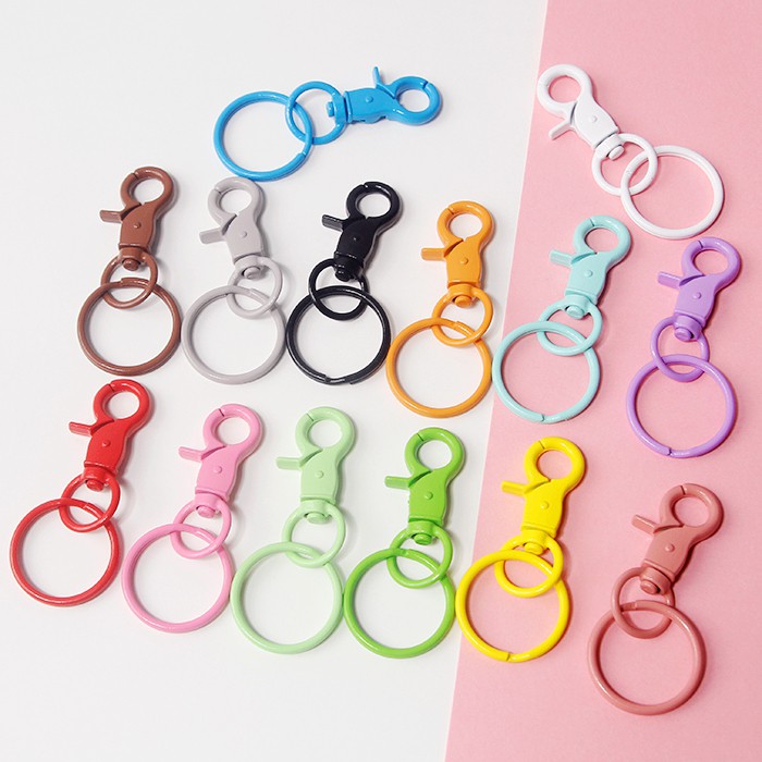 DIY Aksesoris Lobster Clasp Ring Bulat Metal Pengait DIY Aksesoris Lobster Clasp Ring Bulat Metal Pengait