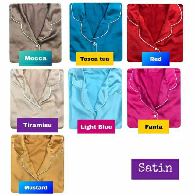 PIYAMA 3PER4 SATIN VELVET /PIYAMA HP SATIN/FIT TO XL