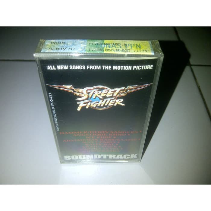 Street Fighter Soundtrack 1994 ORIGINAL KASET SEGEL ANTIK MC Hammer Nas Ice Cube