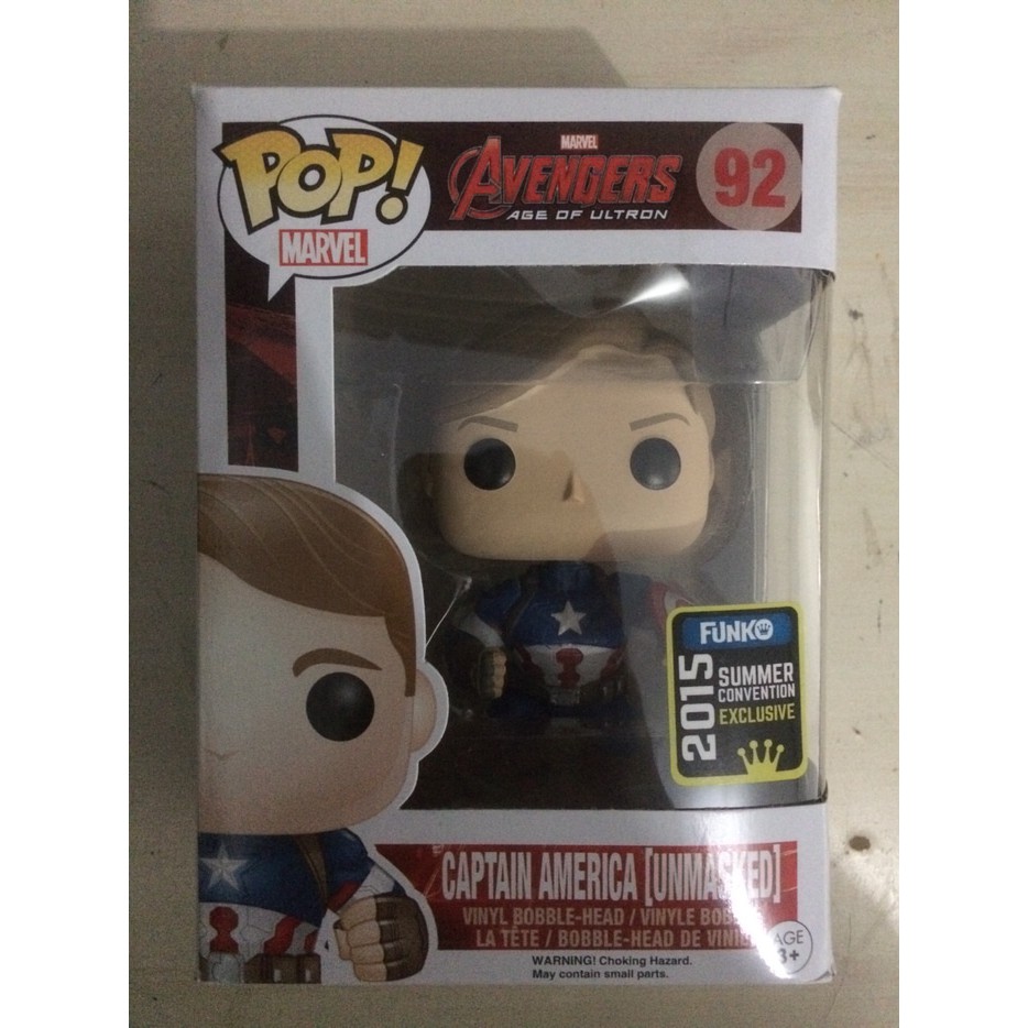 captain america unmasked funko pop