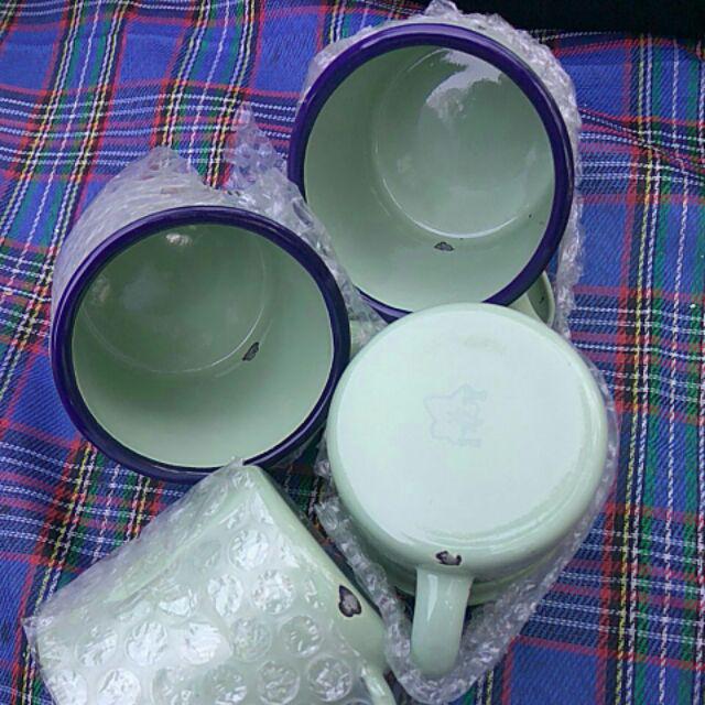 Gelas Enamel Polos (7cm)