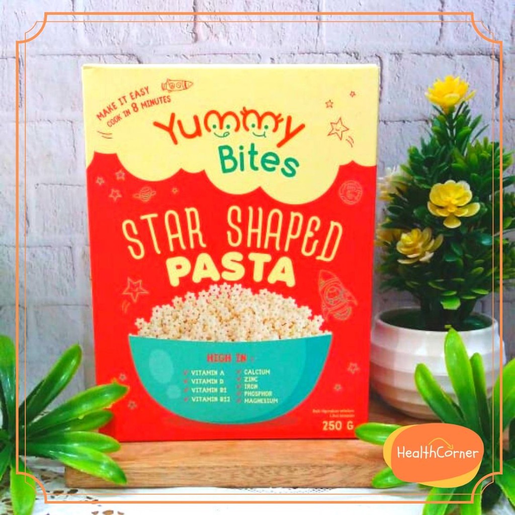 Yummy Bites Star Shaped Pasta 250gr