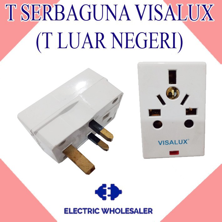 STEKER SERBAGUNA VISALUX V7196L ( T LUAR NEGERI )