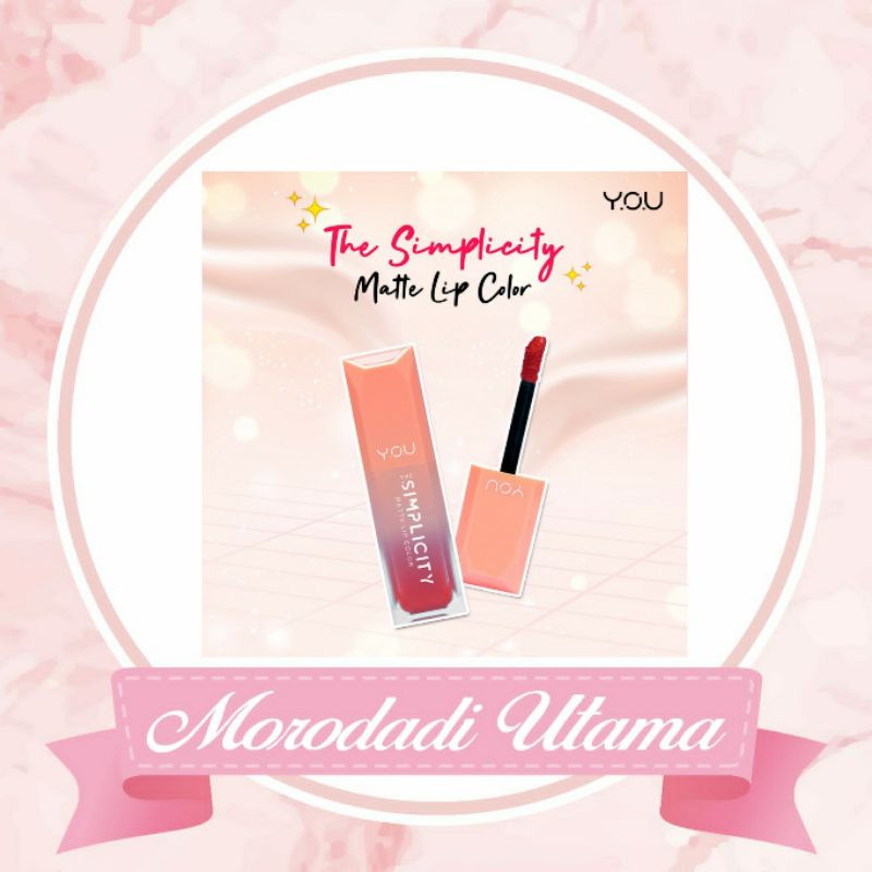 Y.O.U Simplicity Matte Lip Color 4.5gr