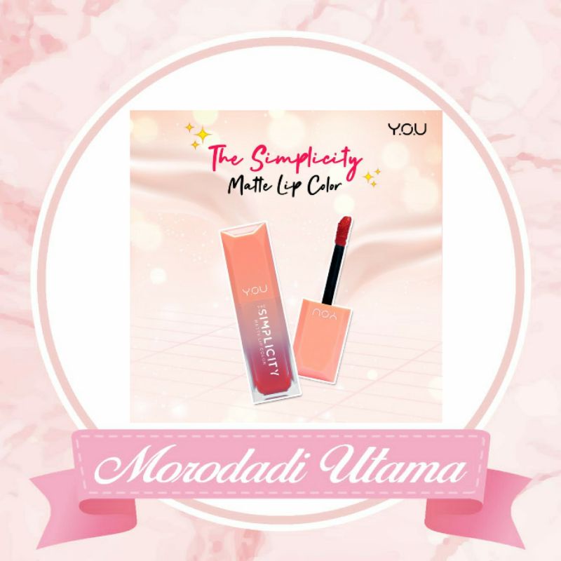 Y.O.U Simplicity Matte Lip Color 4.5gr