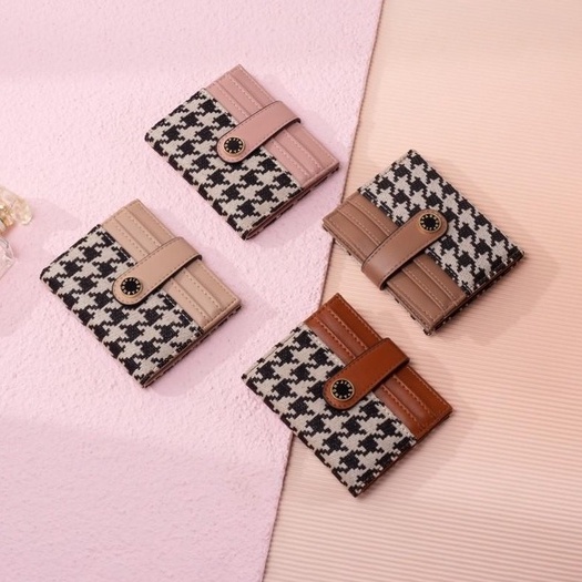 Jims Honey Fenty Wallet Dompet Kartu Lipat Kecil Wanita Simple Tipis